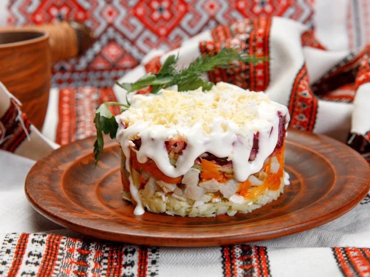 Сельдь "Под шубой"